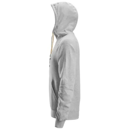 Snickers 2894 Logo Hoodie Grey Melange