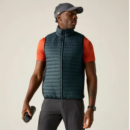 Regatta Men's Andreson Hybrid Gilet Dark Storm Black