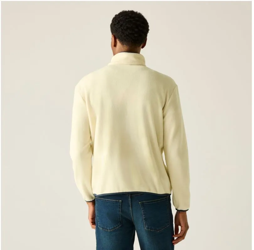 Regatta Men's Frankie Half Zip Fleece White Stone Navy