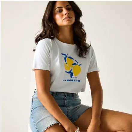 Regatta Women's Filandra VX T-Shirt White Limonata