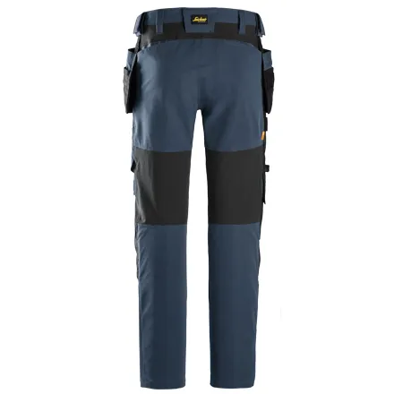Snickers 6218 AllroundWork Stretch Trousers in Navy/Black