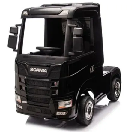 Licensed Scania Lorry Black with Trailer
