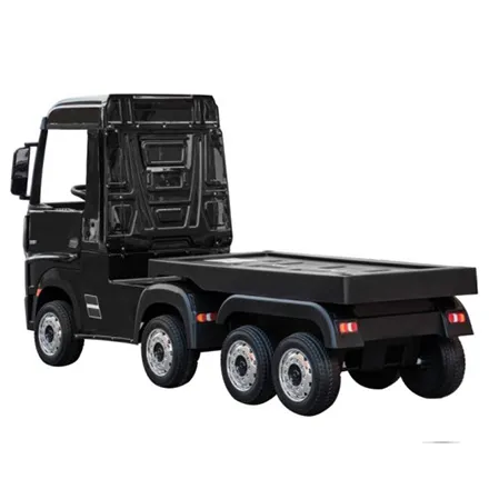 Licensed Scania Lorry Black with Trailer