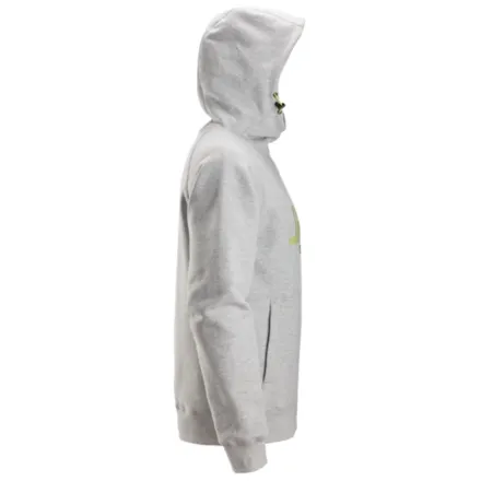 Snickers 2845 Logo Hoodie Grey Melange