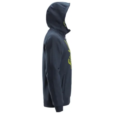 Snickers 2846 Logo Full-Zip Hoodie Navy