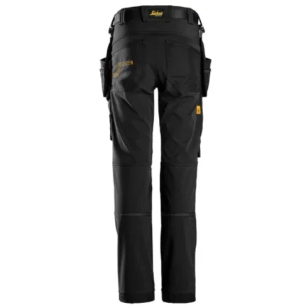 Snickers 7575 AllroundWork Junior 4-way Stretch Trousers Black