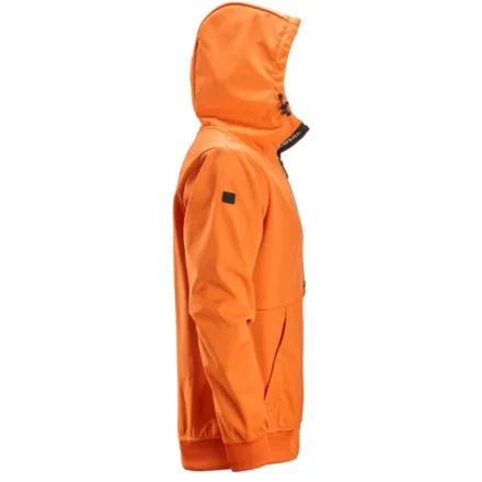 Snickers 8400 Windblocker Stretch Half-Zip Hoodie Warm Orange