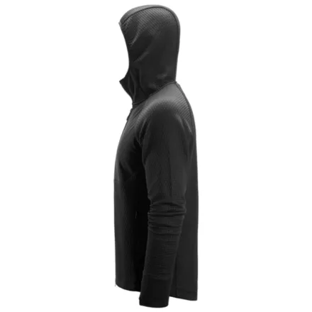 Snickers 8405 Full-Zip Midlayer Hoodie Black