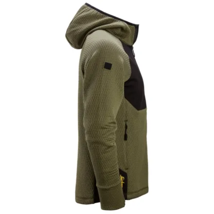 Snickers 8405 Full-Zip Midlayer Hoodie Khaki Green