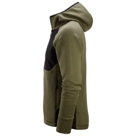 Snickers 8405 Full-Zip Midlayer Hoodie Khaki Green