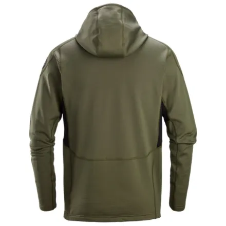 Snickers 9420 Thermal Body Mapping Fleece Full-Zip Hoodie Khaki Green
