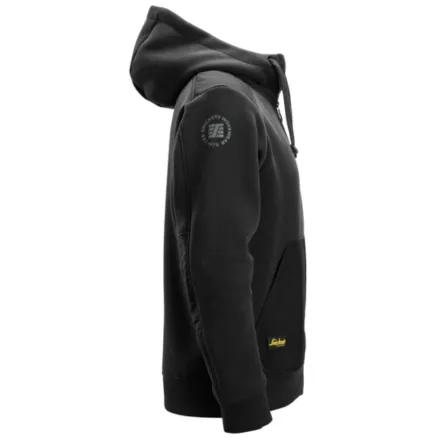 Snickers CORDURA® Tech Sweatshirt Full Zip Hoodie — Black