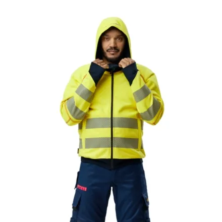 Snickers ProtecWork Arc Full Zip Hoodie High-Vis Class 3/2 2866