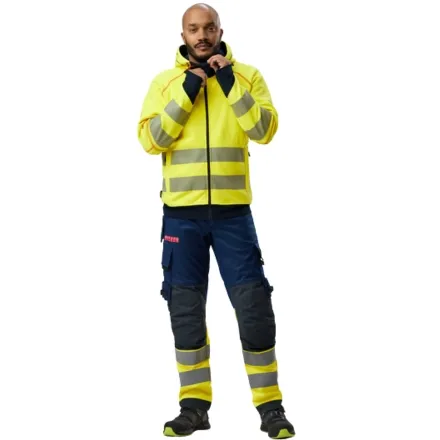 Snickers ProtecWork Arc Full Zip Hoodie High-Vis Class 3/2 2866
