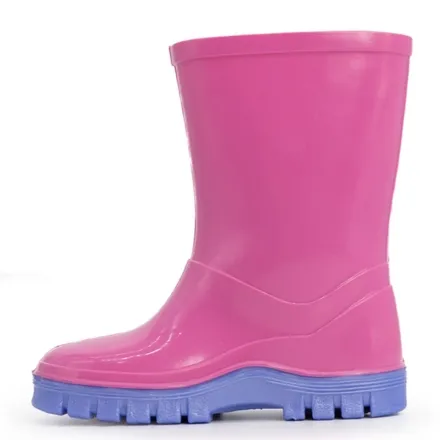 Swampmaster Junior Tractor Wellington Boot Pink / Lilac